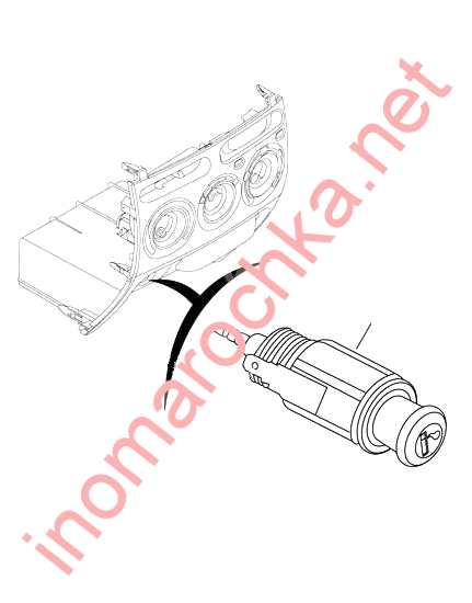 Прикуриватель Geely GC6 схема